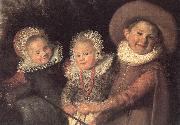 HALS, Frans, Three Children with a Goat Cart (detail)